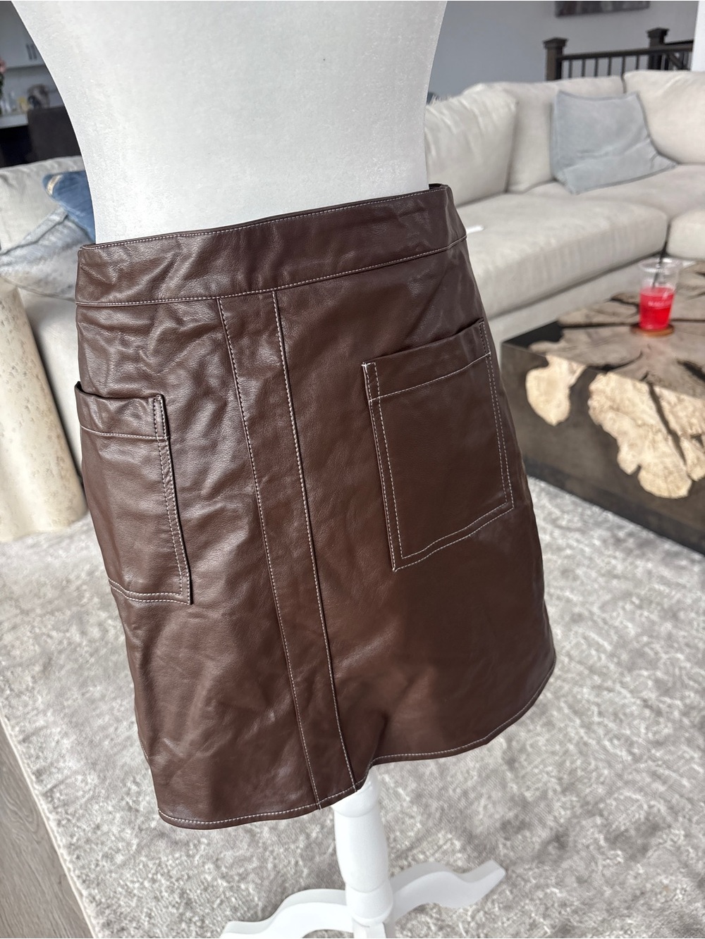 Alter’d State Faux Leather Skirt
